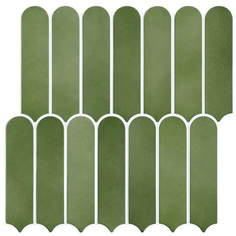 Commomy Baldosas Azulejos Adhesivos Pared Cocina Baño Metro, Matte,10 Piezas, 30 x 30 cm, 3D PVC Paneles Decorativo Revestimiento de Paredes Cocina Baño