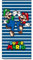 arlis Strandtuch Mario oder Badetuch Mario, 70 x 140 cm (Strandlaken Mario A)