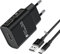Caricatore USB Ricarica Rapida Quick Charge 3.0 18W Caricabatterie da con Xiaomi Redmi 10C 10 Note 11S 10 Pro Mi 8 Mi 9 Mi 10 Galaxy A13 A14 A33 5G M13,S22 S23 S23 Ultra Xiaomi Cavo (scuro)