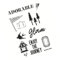 Clear Stamps Wichtelwelt, klar, transparente Stempel, durchsichtig, Silikonstempel Wichtel