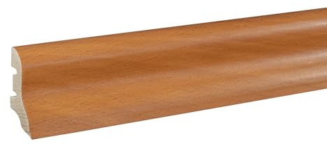 Sockelleiste Echtholzfurnier 20 x 40 x 2500 mm Echtholzfurnier Buche zum Kleben, Clipsen, Schrauben & Nageln Fußleiste furniert by PROVISTON 12.5 Meter | 5 Stück