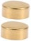 2Pcs Stainless Steel Handrail End Caps Golden Round Hand Railing Plugs for Indoor and Outdoor Use Perfect for Stair Rail Finishing