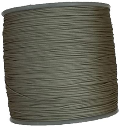 Plisseeschnur 0,8 mm, Spannschnur für Plissee, weiß (Grau, 10 Meter)