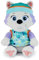 PAW Patrol, Bedtime Plüschtier Everest, 25,4 cm, mit wendbarem Outfit, Kinderspielzeug für Jungen und Mädchen ab 3 Jahren