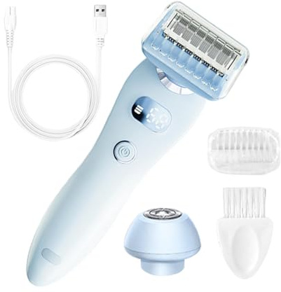 JIEBWCHA Haarschneidemaschine für Damen, Epilierer für die Haarentfernung für Damen, elektrischer Epilierer für langes Haar, Bikini-Trimmer, Gesichtsrasierer, persönlicher Rasierer für den Bereich der