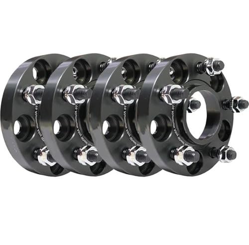 DZSLLOOI Auto Rad Spurverbreiterungen 4 Stück 35mm 5x108-60,1 Zu 5X 114,3-66,1 12 * 1,5 Spurverbreiterungen Geschmiedet 7075-T6 Aluminium Adapter Radabstandshalter