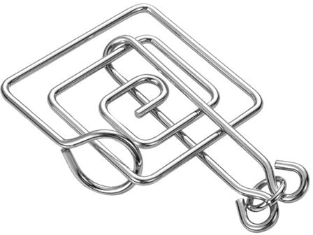 fayarrd Metall-IQ-Puzzle-Set - 8-teiliges Metalldraht-Puzzle, Zaubertrick-Spielzeug | Tragbares Iron Unlock Interlock-Spiel, Lernspielzeug, Denkrätsel, flexibel, wiederverwendbar