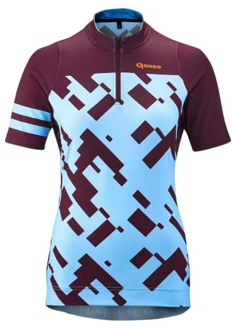 Gonso Ceniga Damen Fahrrad Shirt große Größen Farbe Aqua, Größe 50