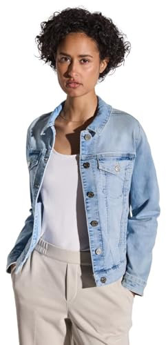 Street One A212419 Veste en Jean au Look, Ultra blanchissant, 42 Femmes