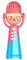 Sghtil Microphone Jouet, Microphones pour à Chanter, Haut-Parleur Portable avec lumière, Voix Amusante Qui Change Le Jeu de Puzzle, Jouet Musical sensoriel pour et Filles