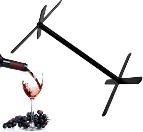 Wine Holder Presser - Metal Wine Stand Table - Horizontal Champagne Rack Wine Holder - Triangle Stand Elegant Bottle Holder for Cow Table