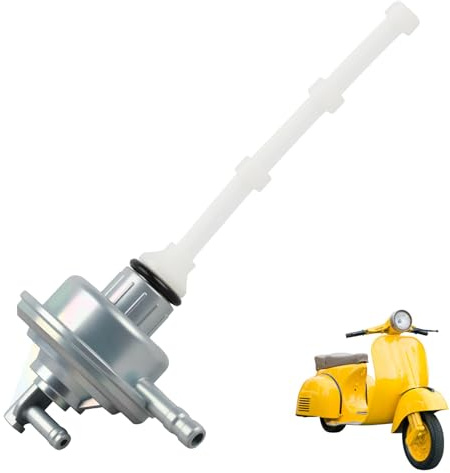 Robinet d’Essence Ø15mm avec Filtre pour Scooter 50cc -pour Remplacement de Réservoir de Carburant Usé -Facilité d’Installation