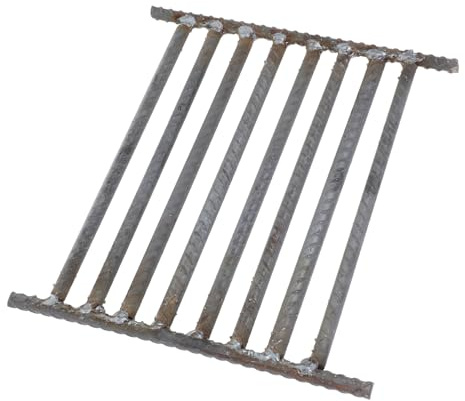 AFQBOEQXY Grillrost, Outdoor Camping Grillkamin Grillrost Grau 24,5x22x1 cm