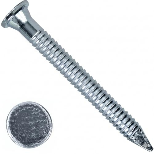 250 Stück Kammnägel Rillennägel, verzinkt, Ankernägel für Holzbau, Metallverbinder & Dachkonstruktionen, ETA-zugelassen (4,0 x 40 mm)
