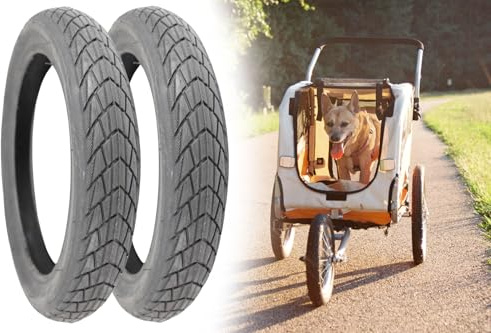 2X Fahrradreifen 12.5 x 1.75 Zoll, 12 1/2 x 1.75 x 2 1/4, ETRTO 44-203, Reifen Street Straßenprofil, Fahrradanhänger