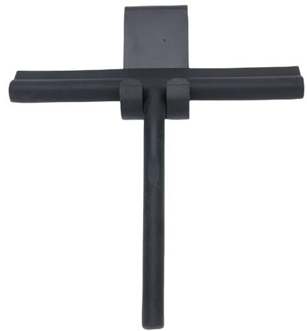 Yechiry Escobilla de Ducha de Silicona, Escobilla de Goma para Ventanas de Alta Eficiencia, Herramienta Limpiadora de Ventanas Que Ahorra Mano de Obra con Gancho, Ideal para Vidrio, Espejos de Baño