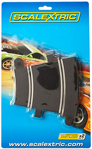 Scalextric C8234 Radius 2 Curve 22.5 degree x2 (C154) 1:32 Scale Accessory | 1:32 Scale Extension for Slot Car Set, Racing Gift Ideas for Adults & Kids, Racing Game Accessories