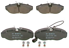 Bosch BP304 - Auto Bremsbeläge vorne - 1 Set mit 4 Bremsbelägen | Bosch-Qualität - für weniger Bremsgeräusche und Bremsstaub - ECE-R90 zertifiziert - kupferfrei - mit Zubehör