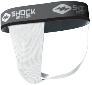 Shock Doctor Men's Supporter Without Pocket White