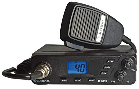 Albrecht AE-6199 - Radio CB mobile multicanale, compatta