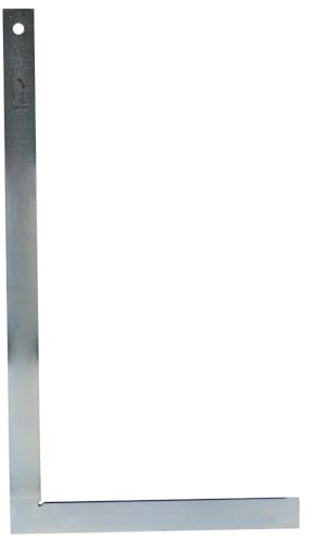 Dönges Profi Schlosserwinkel ohne Anschlag, 500 x 280 mm, rostfrei & verzinkt aus Stahl | Für genaues Arbeiten im Metallbau, Werkstattbereich| 90 Grad Winkel mit Anschlag, Anschlagwinkel Metall
