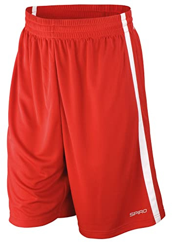 Spiro Basketball Quick Dry Shorts - Royal/White - L