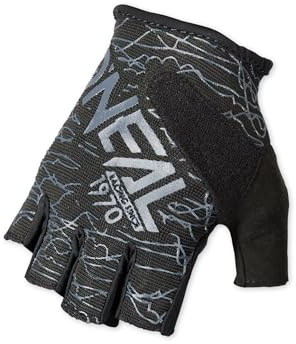O'NEAL Fahrradhandschuhe Herren & Damen Drop Fingerless Glove V.17 I MTB DH FR Downhill Freeride | Fingerlose Handschuhe mit Gel-Einsätzen rutschfest I Schwarz Grau I Größe S…