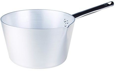 Pentole Agnelli Alluminio ALMA10914 Linea 3mm Casseruola Conica con 1 Manico, 14 cm, Acciaio