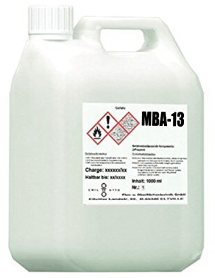 SMD-Flux/Flussmittel MBA-13, 1000 ml Inhalt (No-Clean Elektronik-Flussmittel mit 16% Feststoff und hohen Kolophoniumanteil)