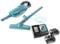 Makita DCL 182 RM 18V Li-ion Aspirateur compact sans fil Vert + 2x Batteries BL 1840 4,0 Ah + Chargeur DC 18 RC
