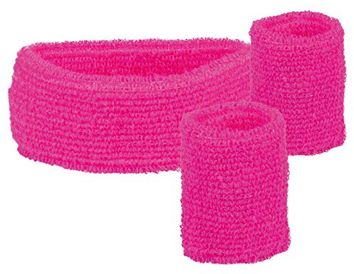 PARTY DISCOUNT Stirnband und Schweißband, pink