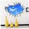 Angoter 3D-Himmel-Weiß-Wolken-Wand-Aufkleber für Kind-Raum-Decke Dach Wandtattoo Home Decor Selbstklebende Boden Art Wandplakat