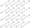 sourcing map 20x Scharnierstift Gabelkopfbolzen 4mm X 35mm Flachkopf Einzelnloch 304 rostfrei Stahl