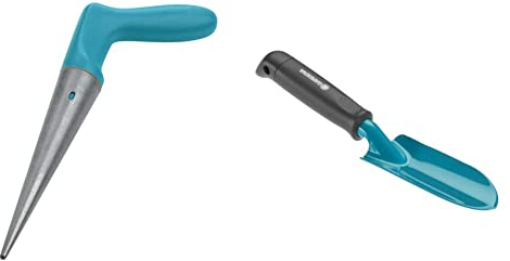 Gardena Pflanzer: Gartengerät zum Pflanzen von Anzucht-Setzlingen & Classic Pflanzkelle Handliche Schaufel für kleinere Pflanzarbeiten, Rutschfester und ergonomischer Griff, Arbeitsbreite 6 cm