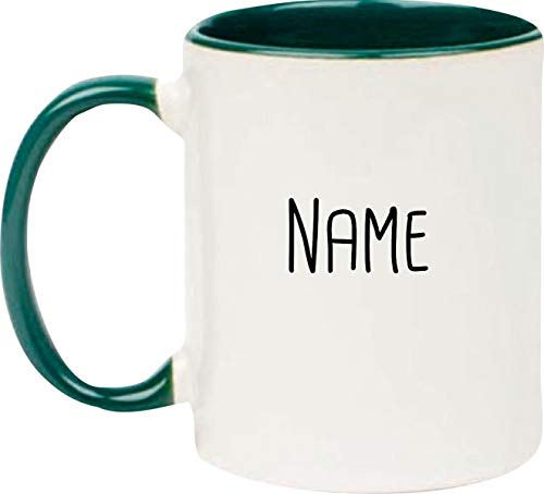 Tazza da caffè per bambini, in ceramica, con motivo animale, personalizzabile