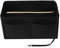 LITLANDSTAR Einfarbige Filztasche mit mehreren Fächern, große Kapazität, Make-up-Tasche für Damen, Reisen, großer Make-up-Organizer, Kulturbeutel, Aufbewahrungstasche, Handtasche, Tragetasche, Schwarz