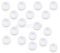 BNBUKLTD® Replacement Sport Ear Gels Earbuds Tips Compatible for Various Headphones Earphone Ear Buds (COLOR: White, Size/QTY: 6 Pairs Mixed)(*)