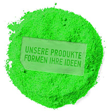 TFC Troll Factory Tagesleuchtpigmente I Fluoreszierende Pigmente I DIY-Projekte I Neon-Farben I zum Basteln, Malen I grün, 100g