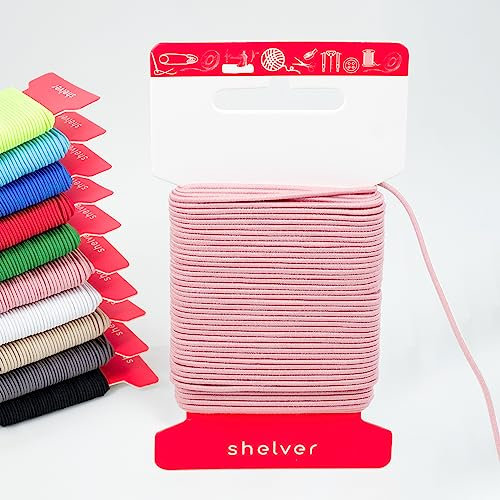 Cordon élastique de qualité supérieure, 1,5 mm ou 3 mm dans de nombreuses couleurs
