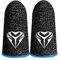 Gaming Finger Sleeves Anti-Sweat Breathable Game Gloves for Phone Games 0.3mm Silver Fiber Mobile Phone Seamless Thumb Finger Fingertip Cover for iPhone/Android/iOS Gaming