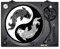 Yin Yang Koi Fish Slip Mat 12 inch Art Deco Slip Mats Turntable Decks Records Slipmat Slipmats Mat DJs Accessories Gift For Him Her