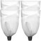 Evoio 4 Pack Plant Covers Freeze Protection, 140cm x 180cm Plant Frost Cover Bags for Winter Cold Weather with Drawstring, Frost Cloth for Plants, Sapling Trees, Shrub Thickness Plant Cover Bags