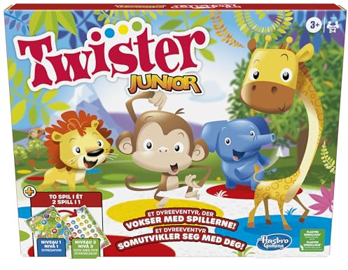 Hasbro Gaming Twister Junior 2 Spiele in 1 (F7478)