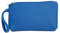 BAWAKO Porte-monnaie en cuir véritable avec deux compartiments avec fermeture éclair., bleu, large, Classique