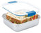 Smash 33063 Microwave Safe Stainless Steel Lunch Box, 600 milliliters, Blue