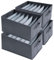 Niviy Schubladen Organizer kleiderschrank Extra Große 7 Fächer 6CM Aufbewahrungsbox Schrank Faltbar PP-Hartplatte Stabiler Boden Organizerbox für T-Shirts,Hosen,Pullover,Anzug 4 Stück 43X30X25CM