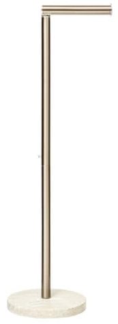 5 five simply smart 5five - dérouleur avec réserve Papier Toilette côme Effet travertin