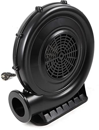 Ventilatore radiale, 250 W, 420 m3/h, 1100 Pa, ventola di scarico industriale, ventilatore radiale, per modelli promozionali, modelli di giochi gonfiabili, nero