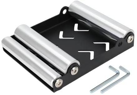 Runfarr Soporte Rodillo Limpieza Ruedas Moto,Universal Soporte Rueda Trasera/Delantera para Limpieza de Ruedas de Limpieza de Cadenas de Motocicletas de Calle