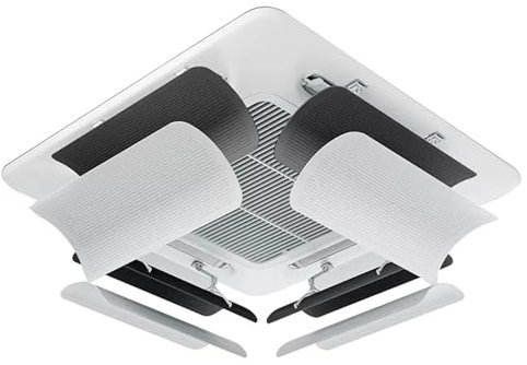 Deflecteur Climatisation Murale, Déflecteurs D'air de Climatisation Réglables, Anti Soufflage Direct, Déflecteur D'aération de Climatiseur pour Bureau À Domicile